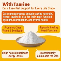 Taurine Cat Treats, Heart, Vision and Immune Support Soft Chews