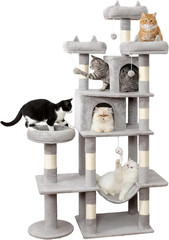Heavy Duty Cat Tree for Indoor Cat, 71 Inch Large Cat Tower with Scratching Post