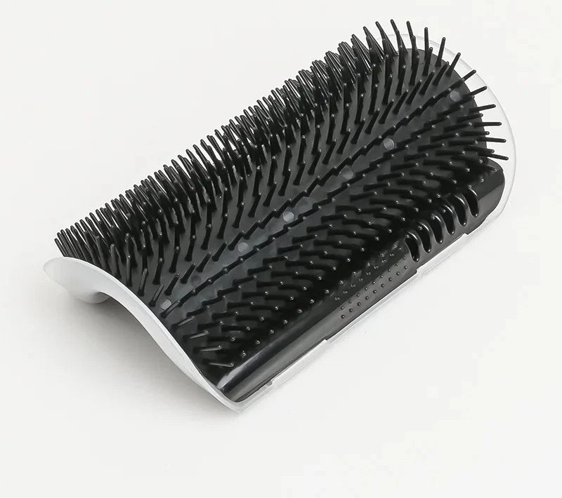 Cat Pet Self Groomer Brush Wall Corner Grooming Massage Comb Toy & Catnip