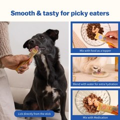 MYVFF My Daily Puree Sticks for Cats & Dogs, 4 Healthy 1.5 Ounce (Pack of 1)