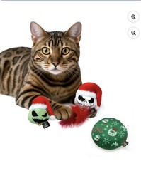 The Nightmare Before Christmas 3 Pack Cat Toys with Catnip Included Inside