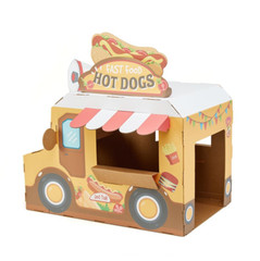 Cat house condo scratching pad-buckle design assembly. Fun Design-FREE S/H