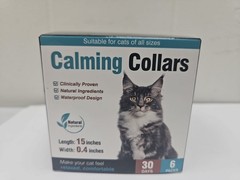 6 Packs Adjustable Cat Calming Pheromones Collars Stress Anxiety 30 Days (A43)