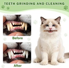 [10 Pack] Silvervine Sticks Cats Natural Chew Stick Dental Care Teeth Cleaning