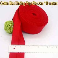 Color: NICKEL, Size: L – Cotton Bias Binding Tape Size 3cm *10meter Solid Color