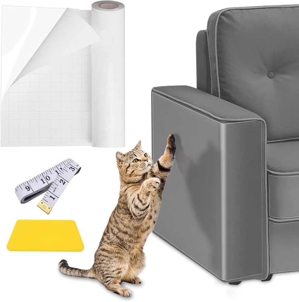 Anti Cat Scratch Furniture Protector RollSingle Side Couch Protector from Cat