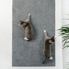 Trimmable Cat Scratching Mat Self Adhesive Furniture Protector Carpet Pad Sofa*