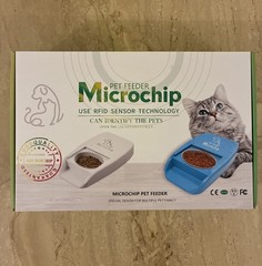MPM Automatic Microchip Pet Feeder, Multi-Pet Cat Dog Feeder, RFID Tag 44326