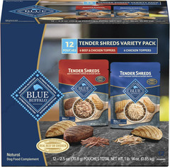 Tender Shreds Tasty Chicken Topper and Beef & Chicken Topper Natural Dog Food Co