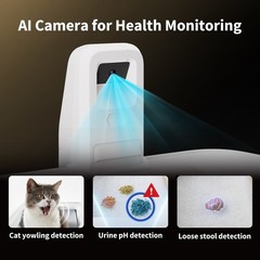 PETKIT Open-Top & AI Camera Self Cleaning Cat Litter Box w/ 2-Way Raking/5G WiFi