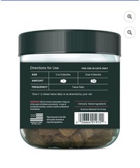 VetriScience Lysine Immunity Health Soft Chews for Cats, Immunity & Well-Being
