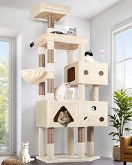 Extra Large Cat Tower 81-inch Tall Cat Tree Big Cats 20 lbs XXL Heavy Duty Cat