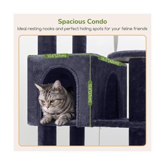 Globlazer Extra Large Platform Cat Tree, 65in Sturdy Cat Scratching Tree for …