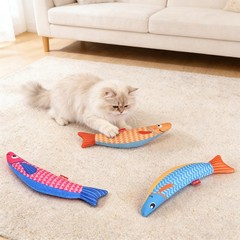 LIFLIX 3PCS Catnip Toys for Cats, 10.04×2.56×1.77 inches, Blue&Orange&Pink