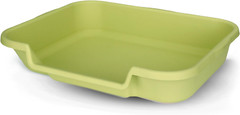 Kittygohere Senior Cat Litter Box, Small Size, Beach Sand Color, Durable & Pet S