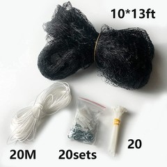 YOKMO Cat Balcony Rail Net Anti-Fall Netting Pet Mesh Fence, 10*13ft, Black