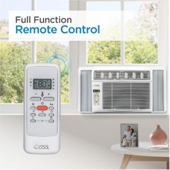 Commercial Cool Window Air Conditioner 14,300 BTU, AC Window Unit Cools Up to 70