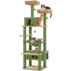 PAWZ Road Cat Tree Tower Scratching Post Scratcher Condo Bed 72.4″/64.5″/53.5″