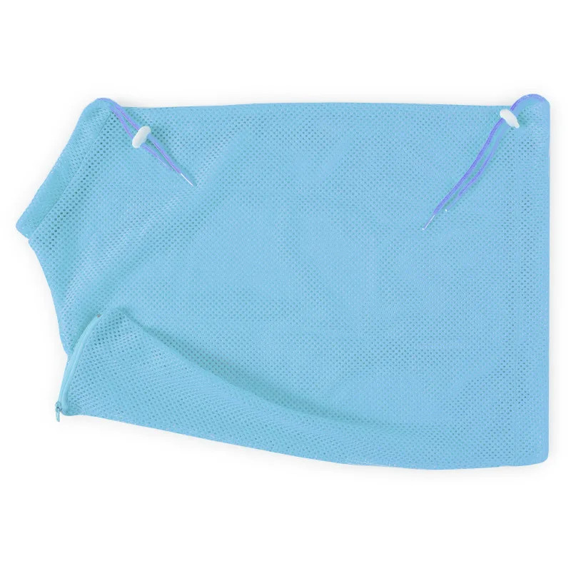 Breathable Mesh Cat Shower Bag Anti Scratch Adjustable Cat Grooming Bathing Bag