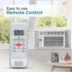 BLACK+DECKER Window Air Conditioner 8000 BTU, AC Window Unit Cools Up to 350 Squ