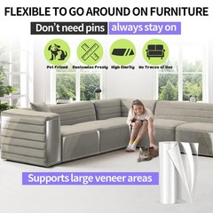 Thicken Cat Scratch Furniture Protector, Extended Size 165″x15″
