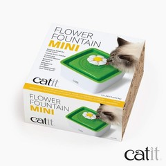 Catit Flower Fountain 1.5L Ergonomic Design Triple Action Filter Cat Water Di…