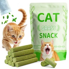 GREMBEB Cat Toys 18Pack Cats Grass Teething Stick Kitten Chew Treat for Green