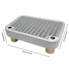 Universal Cat Litter Box Step ABS With Litter Grooves Removable Lid Light Grey