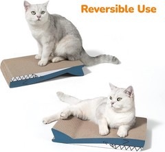 Durable Cat Scratcher Pad Corrugated Cardboard Heavy Duty Reversible for Indoor