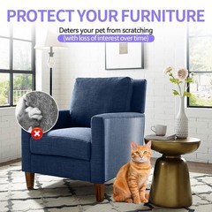 Thicken Cat Scratch Furniture Protector, Extended Size 165″x15″