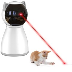 YVE LIFE Cat Toys Laser for Indoor Cats,The 3.43 x x 6.3 inches, White