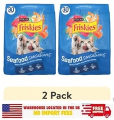 (2-Pack) Friskies® Seafood Sensations Adult Cat Dry Food – Seafood 30 lb