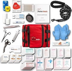 Pet Vet Medic Cat & Dog First Aid Kit – Pet Emergency Kit, Pet Health Supplies