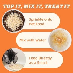 Freeze-Dried Salmon Roe Dog & Cat Food Topper – Low Calorie Treats for Healthy S