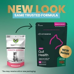 VetriScience Gut Health Chews, Probiotic Everyday 60 60 Count