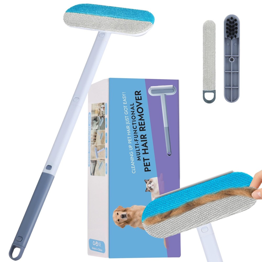 Pet Hair Remover for Furniture – 23.2Inch Reusable Dog & Cat Gray