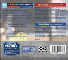 Tender Shreds Tasty Chicken Topper and Beef & Chicken Topper Natural Dog Food Co