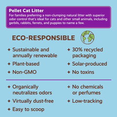 ( 2 Pack ) Naturally Fresh Walnut-Based Pellet Non-Clumping Cat Litter 26 lb