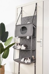 Hanging Cat Tree – Door Mounted Climber Cat Wall Cat Hammock for Indoor, Hang…