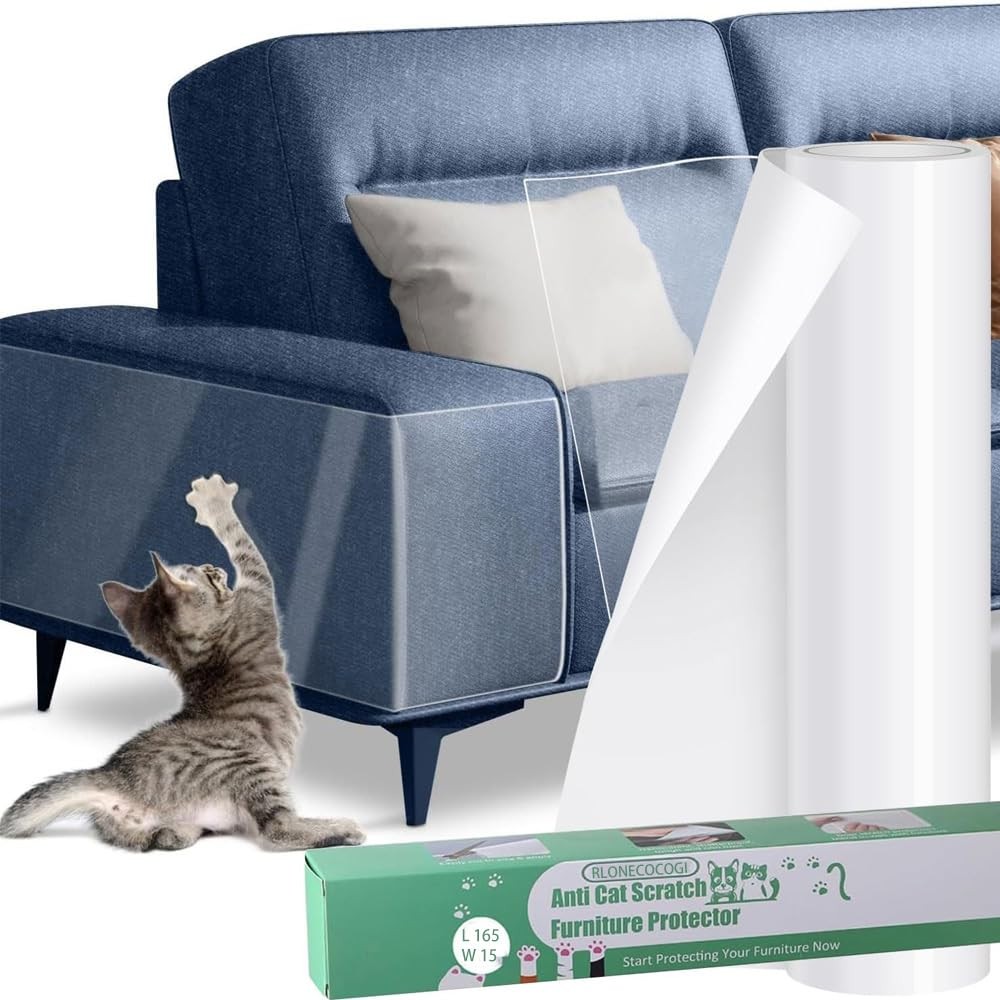 Thicken Cat Scratch Furniture Protector, Extended Size 165″x15″