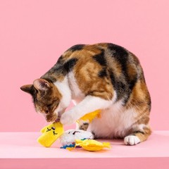 Fringe Studio Plush Cat Toy Set, Purr-FECT Weather, Large, Purr-fect Weather