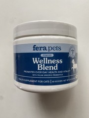 Fera Pets Wellness Blend for Cats Powder for Gut Health 60 Scoops EXP 01/2028