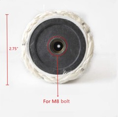 2-Pack 17.7″ L Ø 2.75″ Cat Tree Replacement Post with M8 Bolt Cat Tower Relac…
