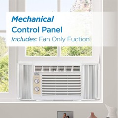 BLACK+DECKER Window Air Conditioner 5000 BTU, AC Window Unit Cools Up to 150 Squ