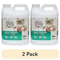 (2 Pack) Scoopable Tight Clumping Cat Litter, Fresh Scent, 20 Lb