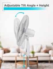 BLACK+DECKER 18-Inch Pedestal Fan, Standing Fan for Home and Office, Oscillation