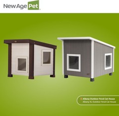 Weatherproof Cat House – Dual Escape Doors, 10-