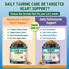 Taurine for Cats, CoQ10 for Cats, Heart Health Support for Adult & Senior Cats