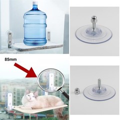 SquEqu 4 Pack Cat Window Perch Suction Cup Replacement with Transparent