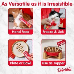 (2 Pack) Hartz Delectables Squeeze Up Wet Cat Treat Variety Pack, 0.5 oz., 72 ct